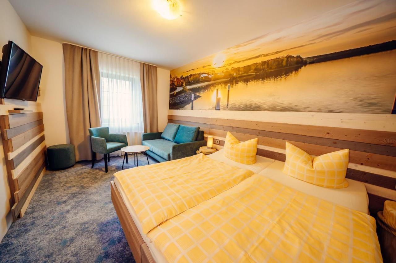 Hotel-Pension Hafemann Senftenberg Esterno foto